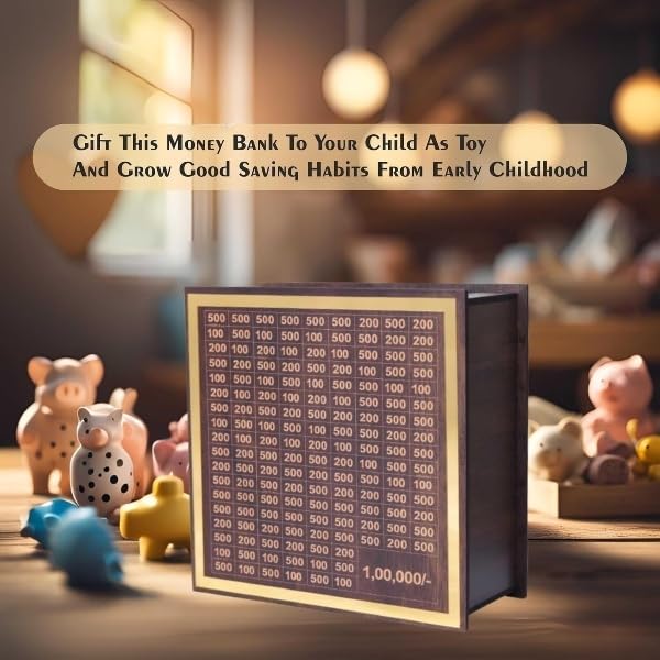 PiggyBank™ - Premium Wooden Money Bank